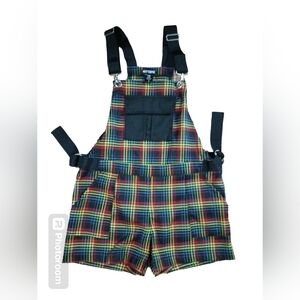 HOT TOPIC romper Womens.  Size Small.  Plaid.  Hard to find item.